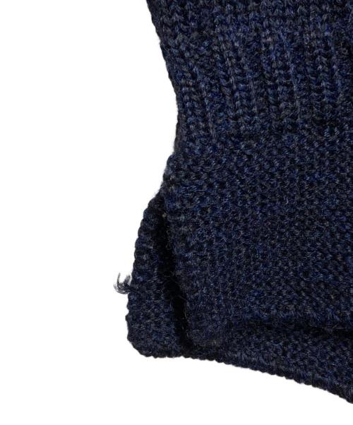 BUTCHER PRODUCTS（ブッチャープロダクツ）BUTCHER PRODUCTS (ブッチャープロダクツ) ハイネックケーブルニット/Cable-knit high neck sweater  ネイビー サイズ:42の古着・服飾アイテム