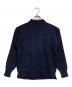 BUTCHER PRODUCTS（ブッチャープロダクツ）の古着「ハイネックケーブルニット/Cable-knit high neck sweater 」｜ネイビー