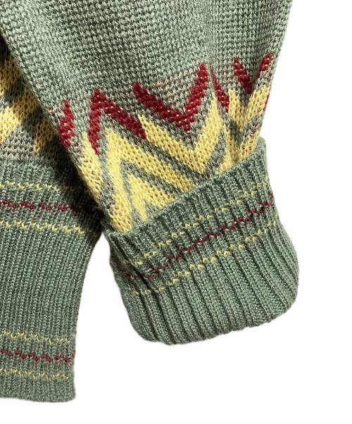 BUTCHER PRODUCTS（ブッチャープロダクツ）BUTCHER PRODUCTS (ブッチャープロダクツ) JAGGED KNIT/ジャギドニット イエロー サイズ:40の古着・服飾アイテム