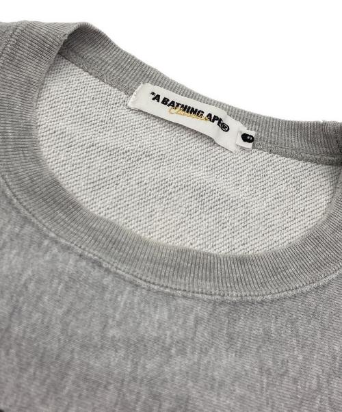 A BATHING APE（アベイシングエイプ）A BATHING APE (アベイシングエイプ) マイロフィッシングプリントスウェット グレー サイズ:Mの古着・服飾アイテム
