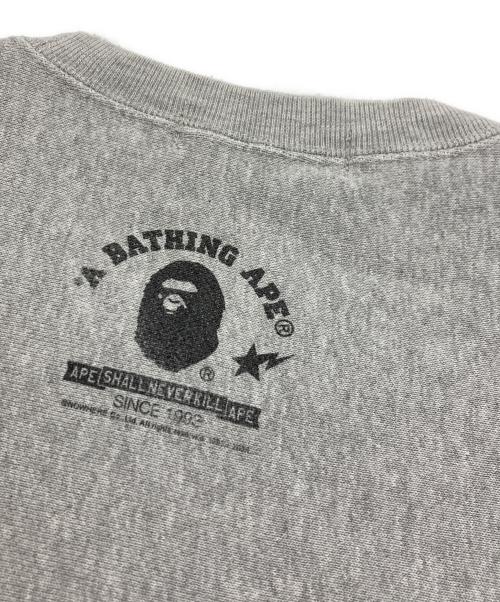 A BATHING APE（アベイシングエイプ）A BATHING APE (アベイシングエイプ) マイロフィッシングプリントスウェット グレー サイズ:Mの古着・服飾アイテム