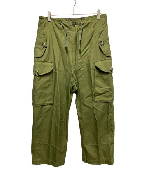Canadian Army（カナダ軍）CANADIAN ARMY (カナダ軍) 80s ECW WINDPROOFオーバーパンツ グリーン サイズ:SIZE 7 LONG SMALLの古着・服飾アイテム