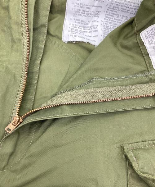 Canadian Army（カナダ軍）CANADIAN ARMY (カナダ軍) 80s ECW WINDPROOFオーバーパンツ グリーン サイズ:SIZE 7 LONG SMALLの古着・服飾アイテム