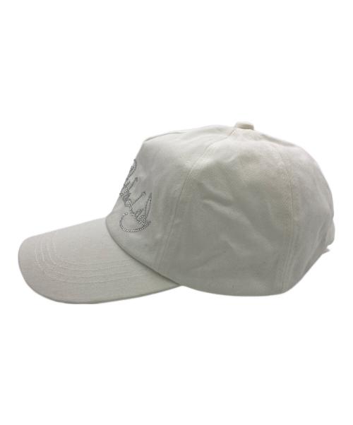 THEREDTHREAD（ザレッドスレッド）THEREDTHREAD (ザレッドスレッド) logo cap ホワイト サイズ:Free(実寸参照）の古着・服飾アイテム