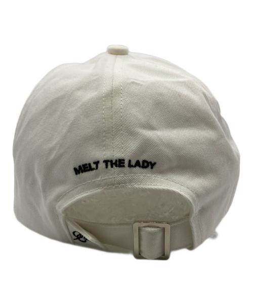 THEREDTHREAD（ザレッドスレッド）THEREDTHREAD (ザレッドスレッド) logo cap ホワイト サイズ:Free(実寸参照）の古着・服飾アイテム