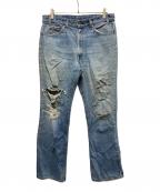 LEVI'Sリーバイス）の古着「80s 517 クラッシュデニムパンツ」｜インディゴ