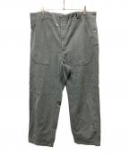 スイス軍スイスアーミー）の古着「Denim Work Pants」｜グレー