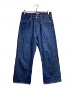 AURALEEオーラリー）の古着「SELVEDGE LIGHT DENIM PT/ セルビッチライトデニム」｜インディゴ