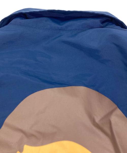 A BATHING APE（アベイシングエイプ）A BATHING APE (アベイシングエイプ) APE HEAD コーチジャケット ネイビー サイズ:	SIZE Lの古着・服飾アイテム