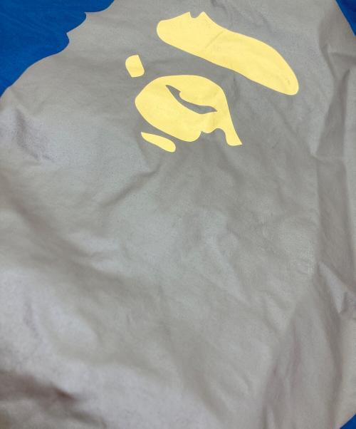 A BATHING APE（アベイシングエイプ）A BATHING APE (アベイシングエイプ) APE HEAD コーチジャケット ネイビー サイズ:	SIZE Lの古着・服飾アイテム