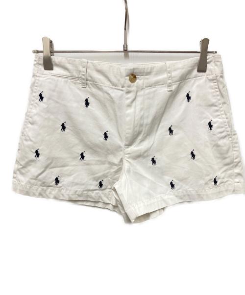 POLO RALPH LAUREN（ポロ・ラルフローレン）POLO RALPH LAUREN (ポロ・ラルフローレン) ショートパンツ ホワイト サイズ:	SIZE 0の古着・服飾アイテム