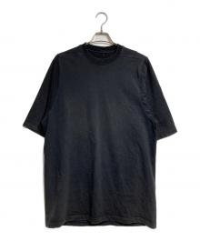 RICK OWENS（リックオウエンス）の古着「ヘビーウェイトロングカットソー/Heavyweight long sleeve T-shirt」｜ブラック