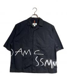 OAMC（オーエーエムシー）の古着「スプレーロゴシャツ / Spray logo shirt」｜ブラック
