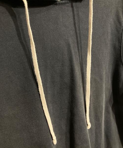 RICK OWENS（リックオウエンス）RICK OWENS (リックオウエンス) POPOVER HOODY/ポップオーバーフーディ ブラック サイズ:Lの古着・服飾アイテム