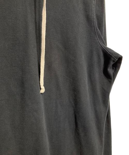 RICK OWENS（リックオウエンス）RICK OWENS (リックオウエンス) POPOVER HOODY/ポップオーバーフーディ ブラック サイズ:Lの古着・服飾アイテム