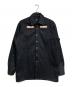 RAF SIMONS（ラフシモンズ）の古着「Slim Fit Denim Shirt/スリムフィットデニムシャツ」｜ブラック
