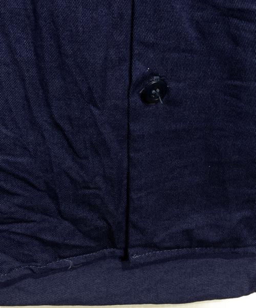 ATLAST & CO（アットラスト）ATLAST & CO (アットラスト) オープンカラーワークシャツ/Open collar work shirt ネイビー サイズ:15 1/2の古着・服飾アイテム