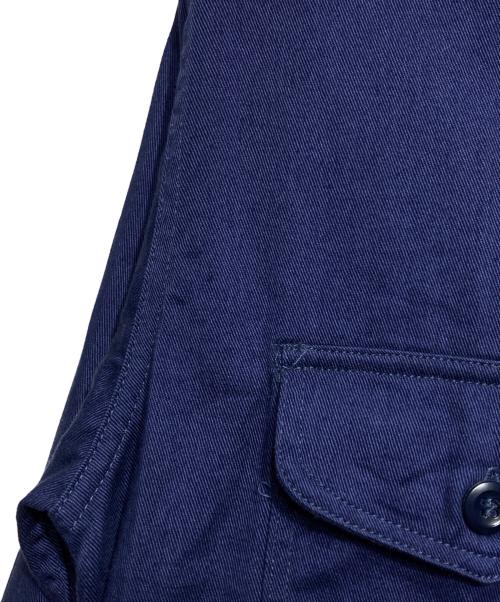 ATLAST & CO（アットラスト）ATLAST & CO (アットラスト) オープンカラーワークシャツ/Open collar work shirt ネイビー サイズ:15 1/2の古着・服飾アイテム