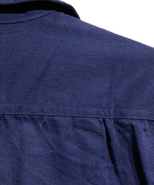 ATLAST & CO（アットラスト）ATLAST & CO (アットラスト) オープンカラーワークシャツ/Open collar work shirt ネイビー サイズ:15 1/2の古着・服飾アイテム