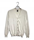 BATONERバトナ―）の古着「Essential SUPERIOR HIGH GAUGE MERINO V CARDIGAN」｜ベージュ