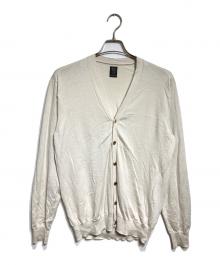 BATONER（バトナ―）の古着「Essential SUPERIOR HIGH GAUGE MERINO V CARDIGAN」｜ベージュ
