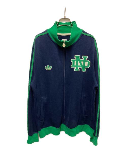 adidas（アディダス）adidas (アディダス) カレッジロゴトラックジャケット ネイビー サイズ:Lの古着・服飾アイテム