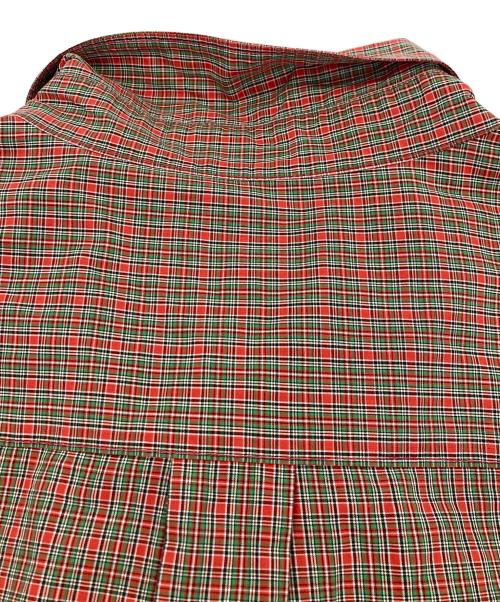 SUPREME（シュプリーム）Supreme (シュプリーム) plaid s/s shirt レッド×グリーン サイズ:	SIZE Lの古着・服飾アイテム