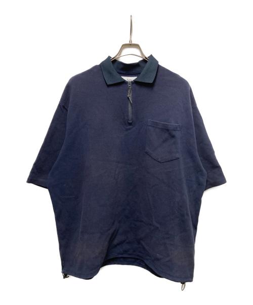 Acy（エイシー）Acy (エイシー) GS ZIP POLO ネイビー サイズ:３の古着・服飾アイテム