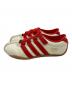 adidas (アディダス) Tokyo ベージュ×レッド サイズ:22cm：9000円