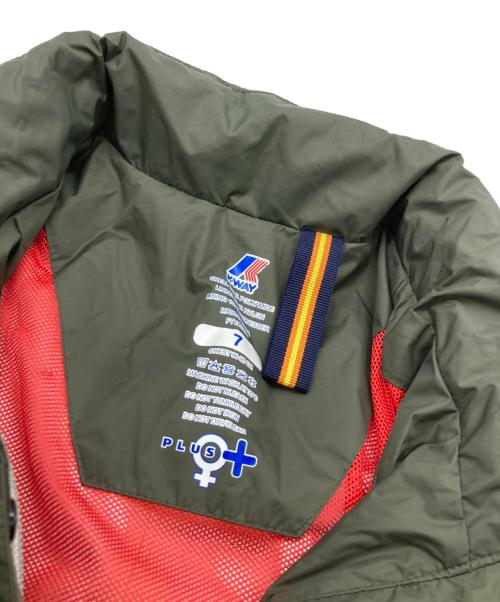 K-WAY（ケイウェイ）K-way (ケイウェイ) ナイロンジャケット カーキ サイズ:7の古着・服飾アイテム