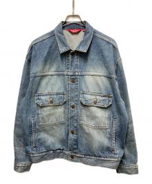 SUPREME（シュプリーム）の古着「Distressed Selvedge Trucker Jacket」｜インディゴ