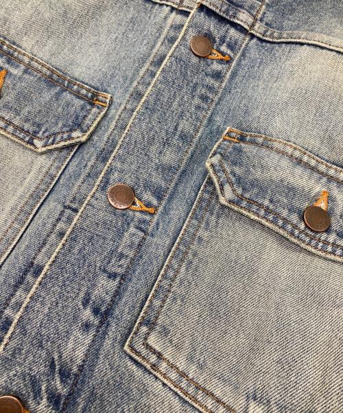 SUPREME（シュプリーム）Supreme (シュプリーム) Distressed Selvedge Trucker Jacket インディゴ サイズ:Mの古着・服飾アイテム