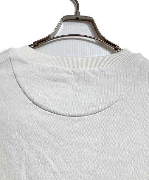 PRADA（プラダ）PRADA (プラダ) トライアングルロゴプレートスウェット/Triangle logo plate sweatshirt ホワイト サイズ:Mの古着・服飾アイテム