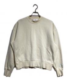 AMI Alexandre Mattiussi（アミアレクサンドルマテュッシ）の古着「ハートロゴハイネックスウェット/Heart logo mock neck sweatshirt」｜ベージュ