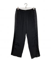 OVERCOAT（オーバーコート）の古着「サイドラインパンツ/Side line pants」｜ブラック