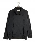 OVERCOATオーバーコート）の古着「ZIP-UP BLOUSON IN RAYON TRICOTINE/ジップアップブルゾン」｜ブラック