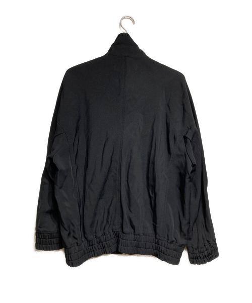 OVERCOAT（オーバーコート）OVERCOAT (オーバーコート) ZIP-UP BLOUSON IN RAYON TRICOTINE/ジップアップブルゾン ブラック サイズ:M1の古着・服飾アイテム