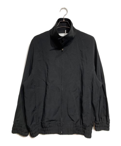 OVERCOAT（オーバーコート）OVERCOAT (オーバーコート) ZIP-UP BLOUSON IN RAYON TRICOTINE/ジップアップブルゾン ブラック サイズ:M1の古着・服飾アイテム
