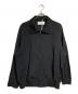 OVERCOAT（オーバーコート）の古着「ZIP-UP BLOUSON IN RAYON TRICOTINE/ジップアップブルゾン」｜ブラック