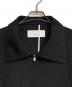 中古・古着 OVERCOAT (オーバーコート) ZIP-UP BLOUSON IN RAYON TRICOTINE/ジップアップブルゾン ブラック サイズ:M1：32000円