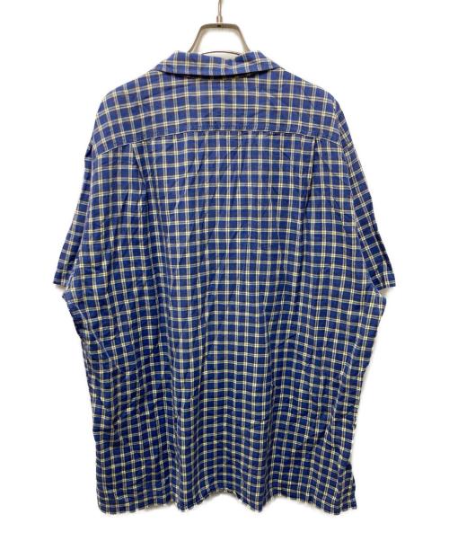POLO SPORT（ポロスポーツ）POLO SPORT (ポロスポーツ) チェックオープンカラーシャツ ブルー サイズ:Lの古着・服飾アイテム