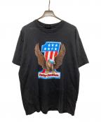 HARLEY-DAVIDSONハーレーダビッドソン）の古着「NO.1イーグルプリントTシャツ」｜ブラック