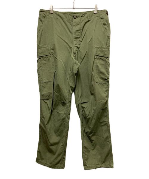 US ARMY（ユーエスアーミー）US ARMY (ユーエスアーミー) 3rd 60sファティーグカーゴパンツ オリーブ サイズ:SIZE L-Lの古着・服飾アイテム