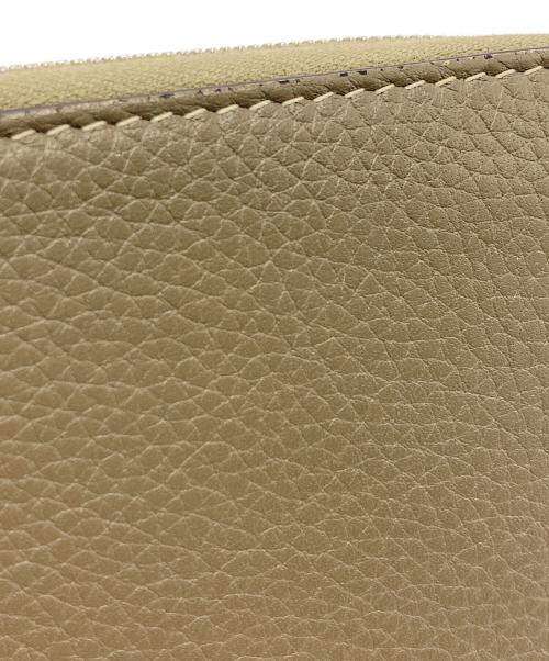CELINE（セリーヌ）CELINE (セリーヌ) ラージ ラウンドジップウォレット ブラウン サイズ:FREEの古着・服飾アイテム