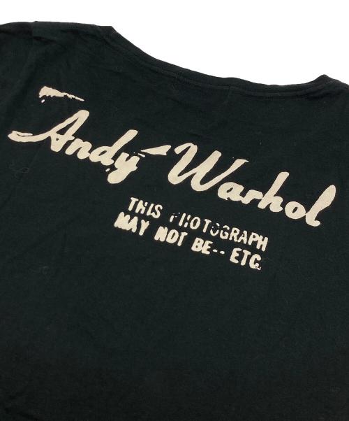 Andy Warhol by HYSTERIC GLAMOUR（アンディーウォーホルバイヒステリックグラマー）Andy Warhol by HYSTERIC GLAMOUR (アンディーウォーホルバイヒステリックグラマー) プリントTシャツ ブラック サイズ:FREEの古着・服飾アイテム