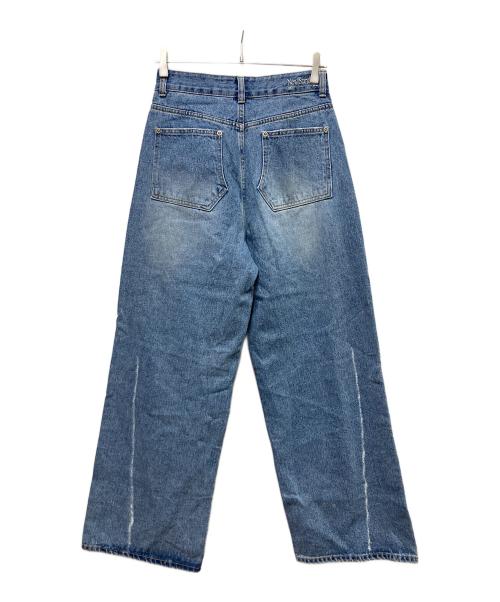 KIJUN（キジュン）KIJUN (キジュン) Scratched Wide Jeans インディゴ サイズ:	SIZE Mの古着・服飾アイテム