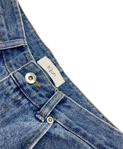 KIJUN（キジュン）KIJUN (キジュン) Scratched Wide Jeans インディゴ サイズ:	SIZE Mの古着・服飾アイテム