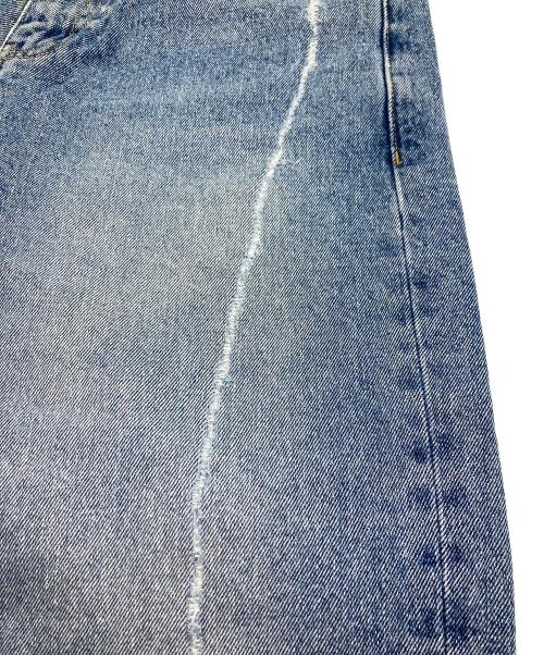 KIJUN（キジュン）KIJUN (キジュン) Scratched Wide Jeans インディゴ サイズ:	SIZE Mの古着・服飾アイテム