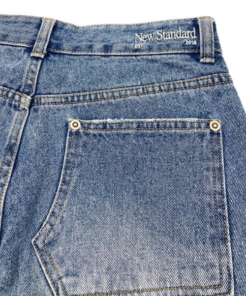 KIJUN（キジュン）KIJUN (キジュン) Scratched Wide Jeans インディゴ サイズ:	SIZE Mの古着・服飾アイテム