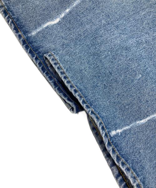 KIJUN（キジュン）KIJUN (キジュン) Scratched Wide Jeans インディゴ サイズ:	SIZE Mの古着・服飾アイテム